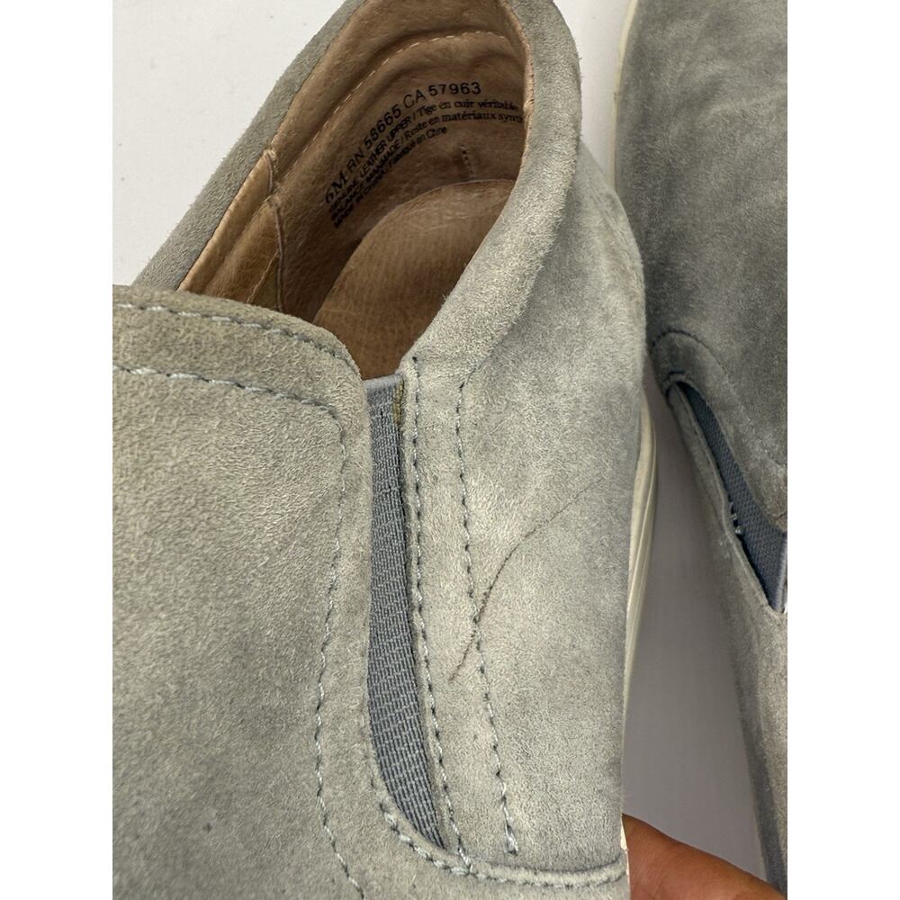 CASLON GRAY SUEDE LEATHER HIDDEN WEDGE LOAFERS WOMEN'S US SIZE 6M HOT #58665 - Picture 8 of 9